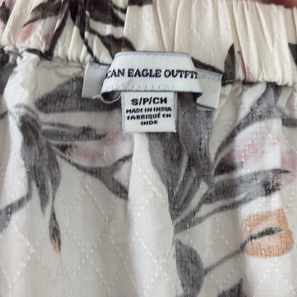 AMERICAN EAGLE | Floral 100 % viscose hi low Maxi Skirt - Picture 5 of 7